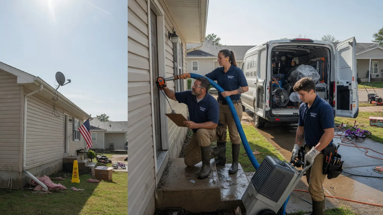 Ceiling Water Damage Restoration in Buck Creek, IN near me