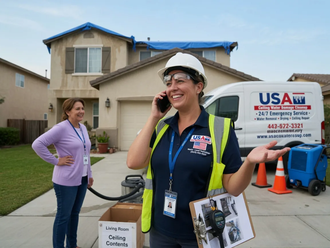 Ceiling Water Damage Restoration Buck Creek, IN FAQs